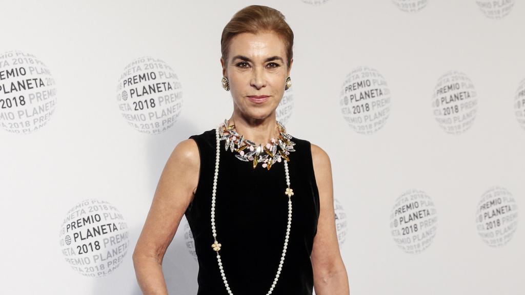 Carmen Posadas en la gala de los Premios Planeta 2018.