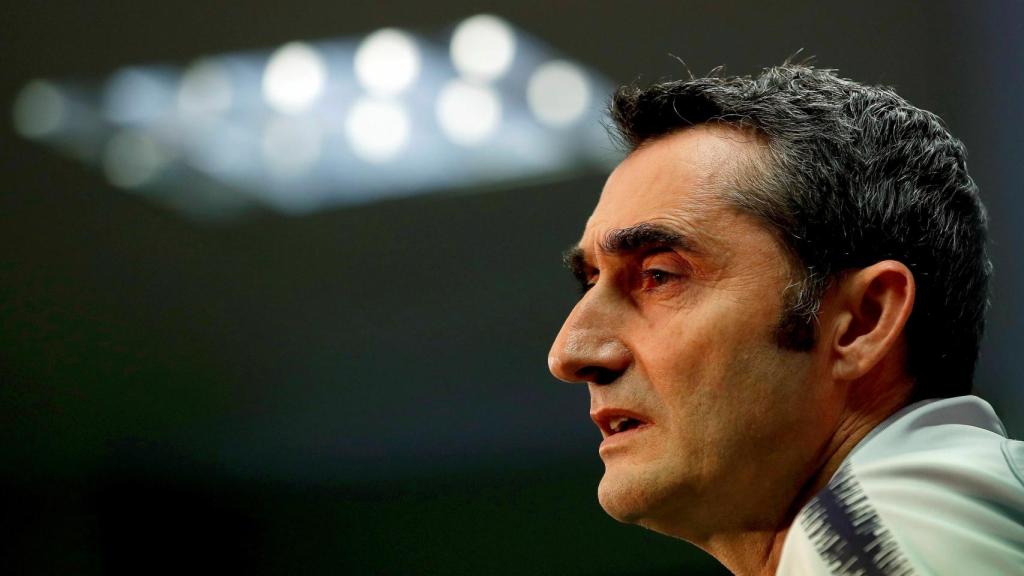 Ernesto Valverde, entrenador del FC Barcelona.