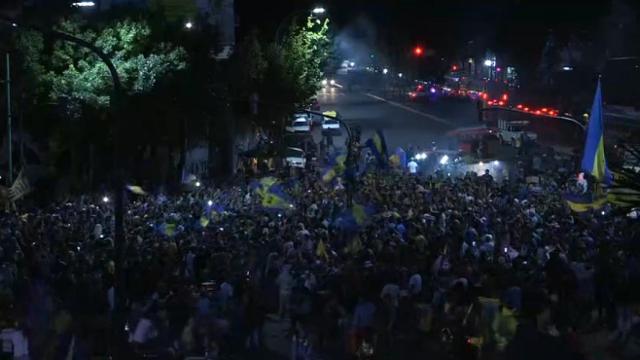 Despedida a Boca Juniors por parte de sus aficionados