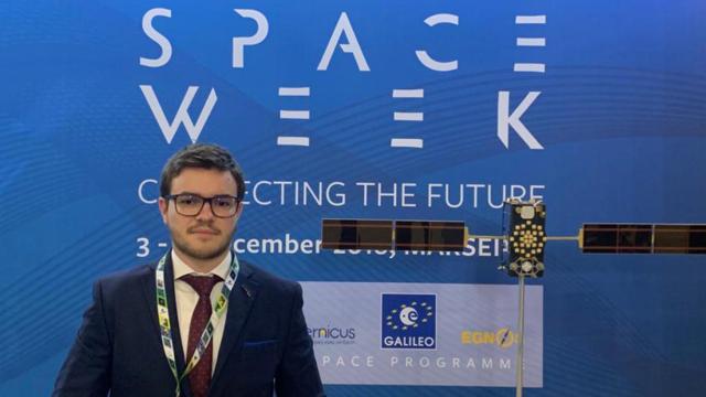 Jorge Sancho Muñoz, estudiante del grado en Ingeniería Aeroespacial en la Universitat Politècnica de València.