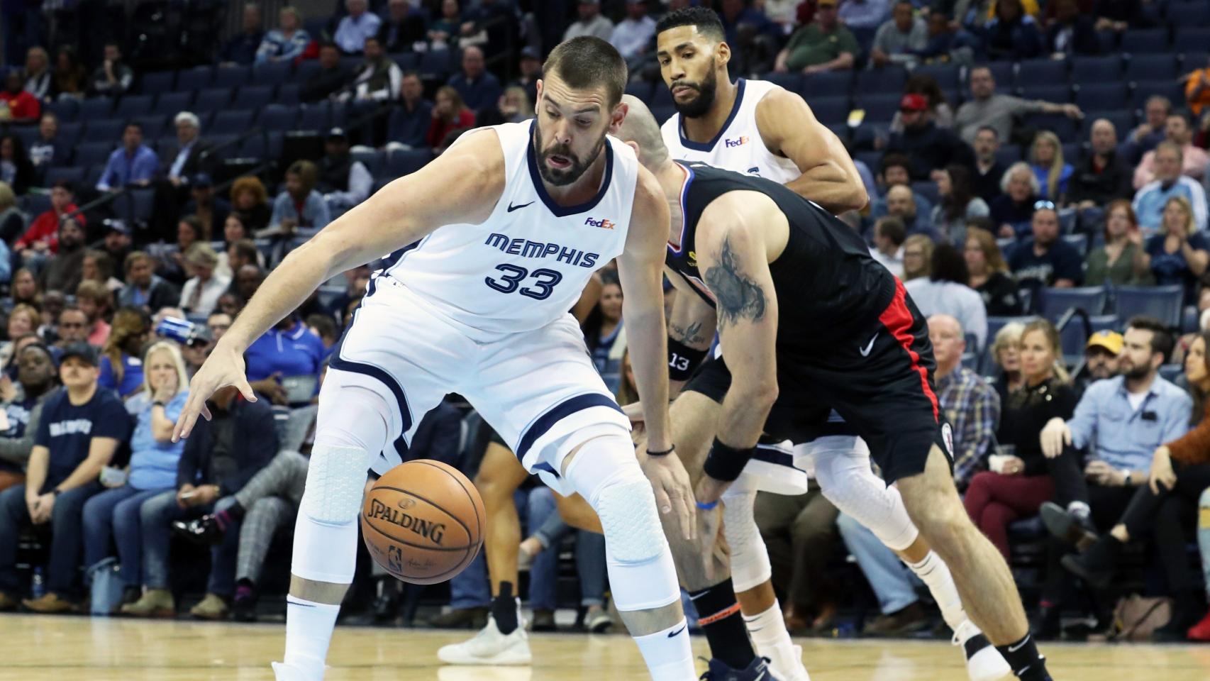 El jugador Marc Gasol  de Memphis Grizzlies