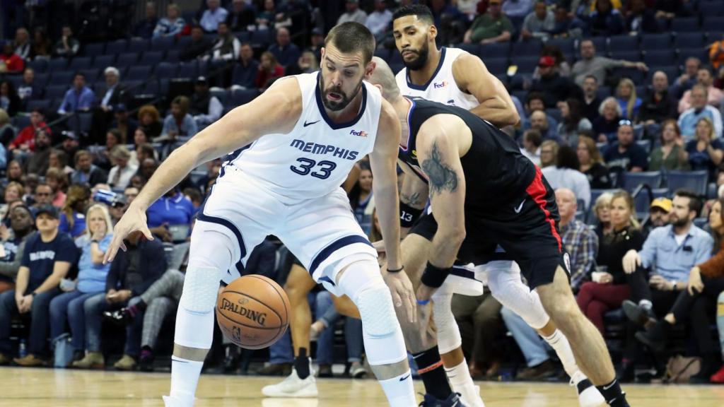 El jugador Marc Gasol  de Memphis Grizzlies