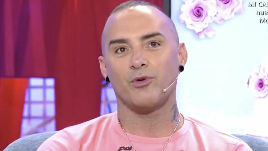 Dinio García en uno de los programas de 'Sálvame'.