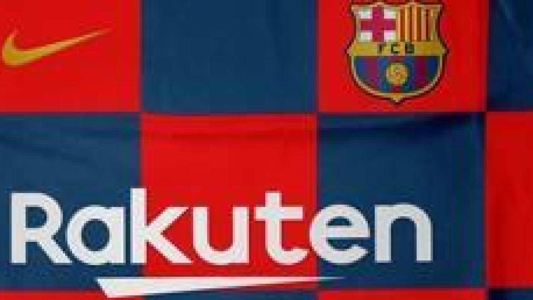 La camiseta de la primera equipación del Barça.