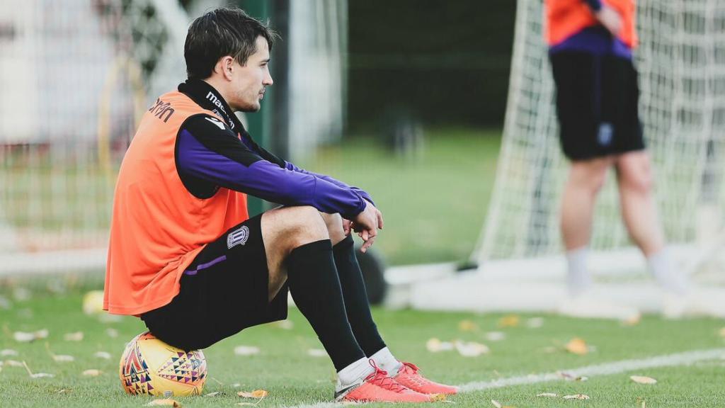 Bojan, en un entrenamiento con el Stoke City. Foto: Twitter (@BoKrkic)