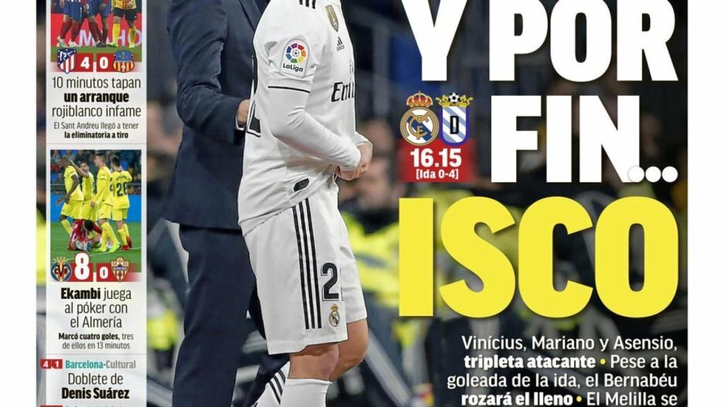 Portada MARCA (06/12/18)