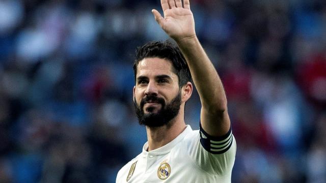 Isco Alarcón celebra su gol ante el Melilla