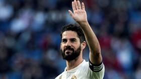 Isco Alarcón celebra su gol ante el Melilla