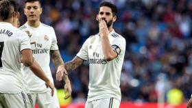 Isco Alarcón celebra su gol ante el Melilla