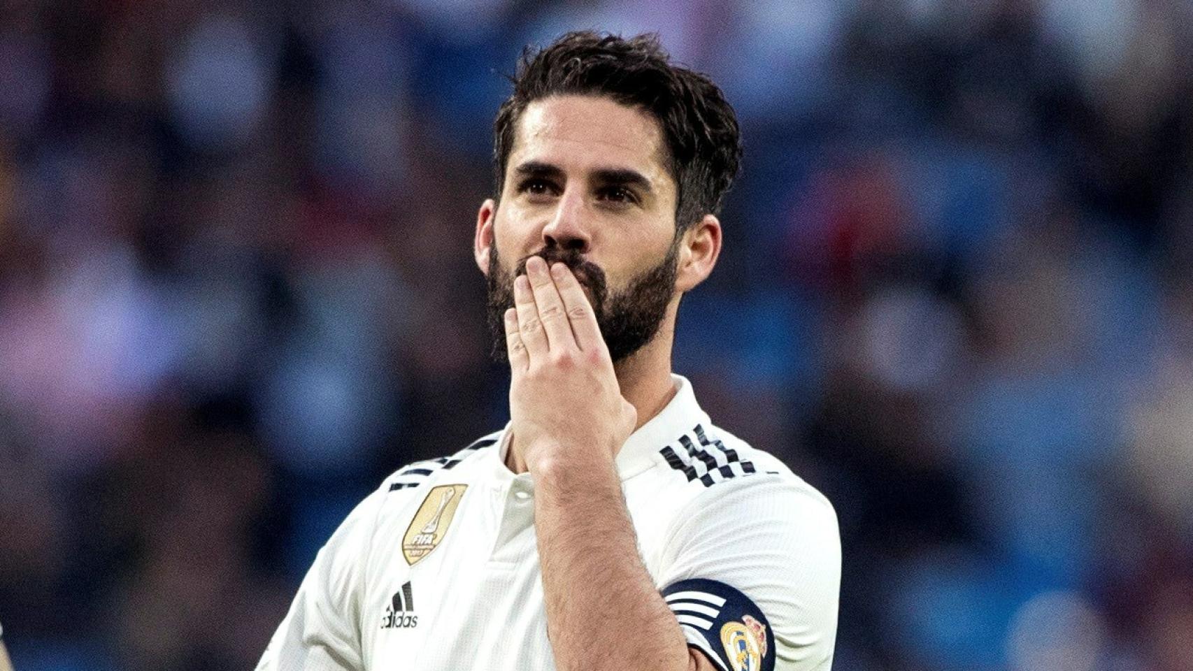 Isco Alarcón celebra su gol ante el Melilla