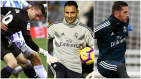 Lunin, Keylor y Casilla