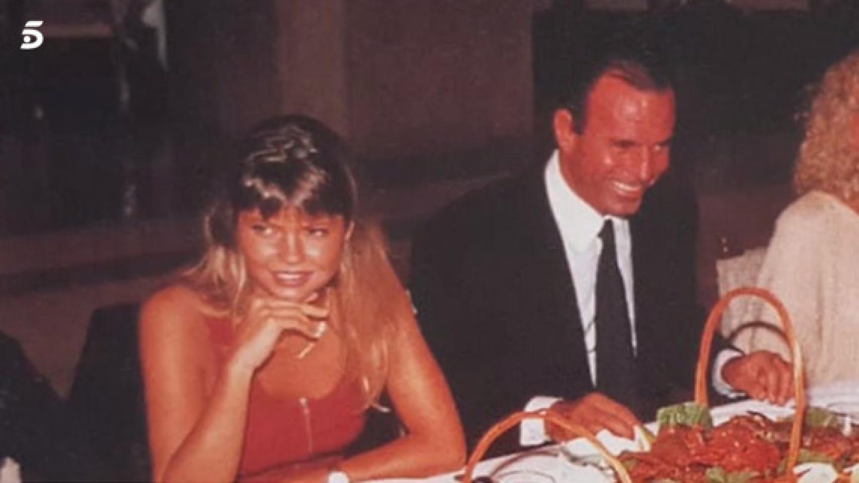 Makoke y Julio Iglesias en una imagen tomada hace 27 años.