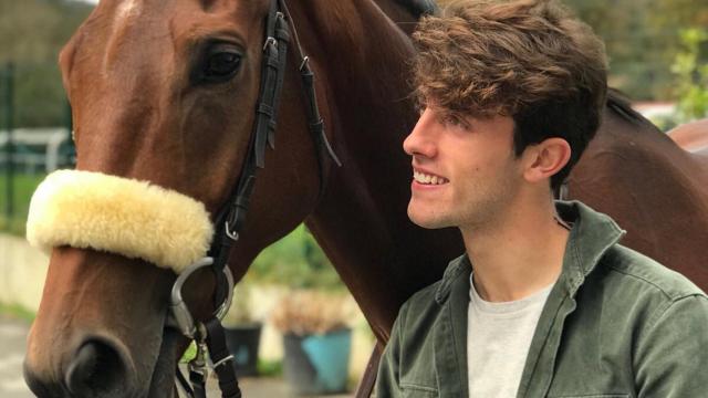 Álvaro Odriozola con su caballo 'Royaume'