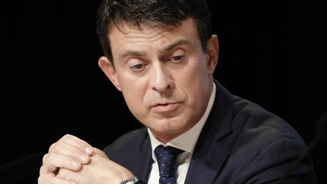 Manuel Valls, durante una rueda de prensa.