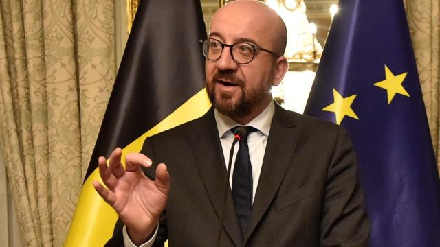 Charles Michel, primer ministro belga.