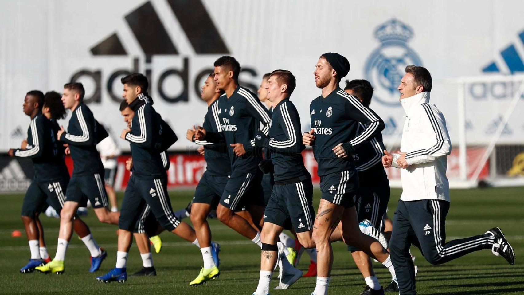 Entrenamiento del Real Madrid