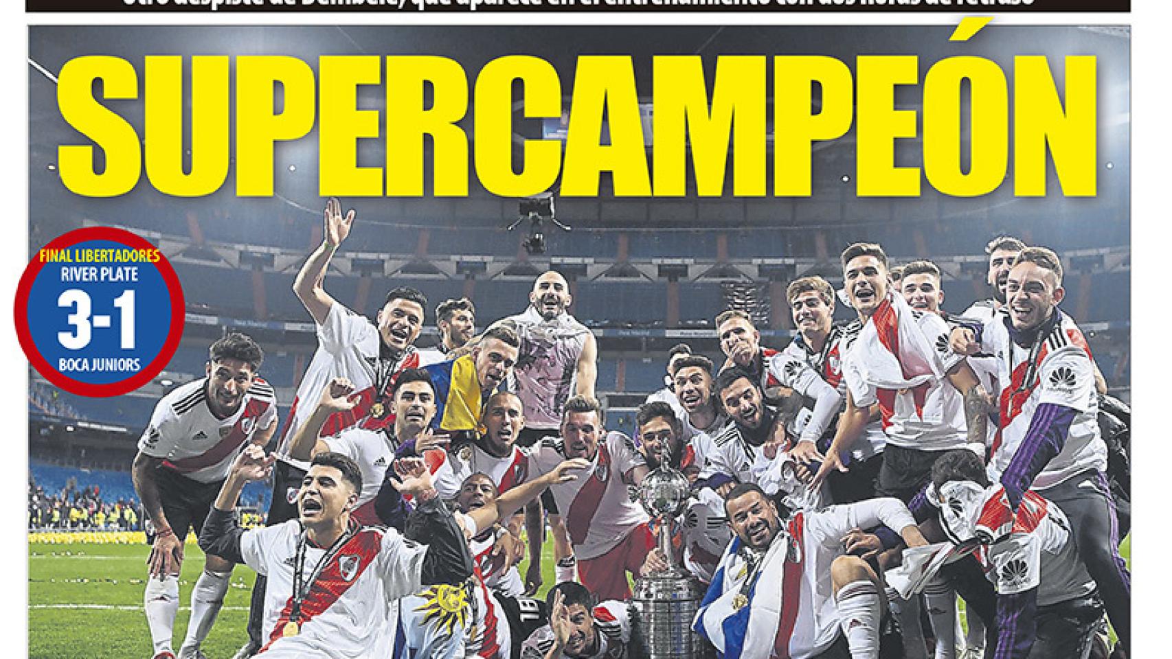 Portada Mundo Deportivo (10/12/18)