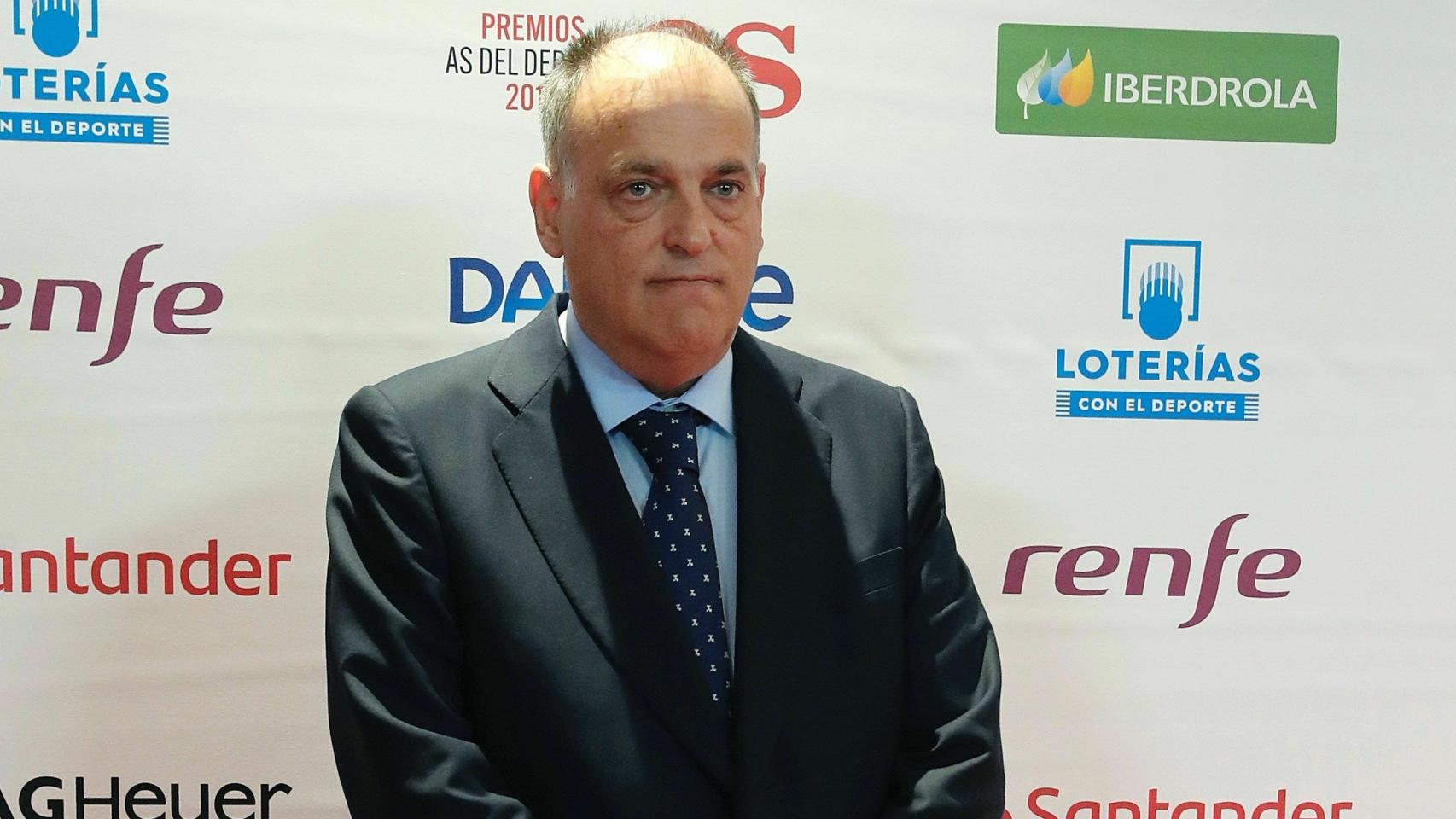 Tebas en los premios AS del Deporte