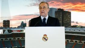 Florentino Pérez da el discurso en la comida de Navidad 2018