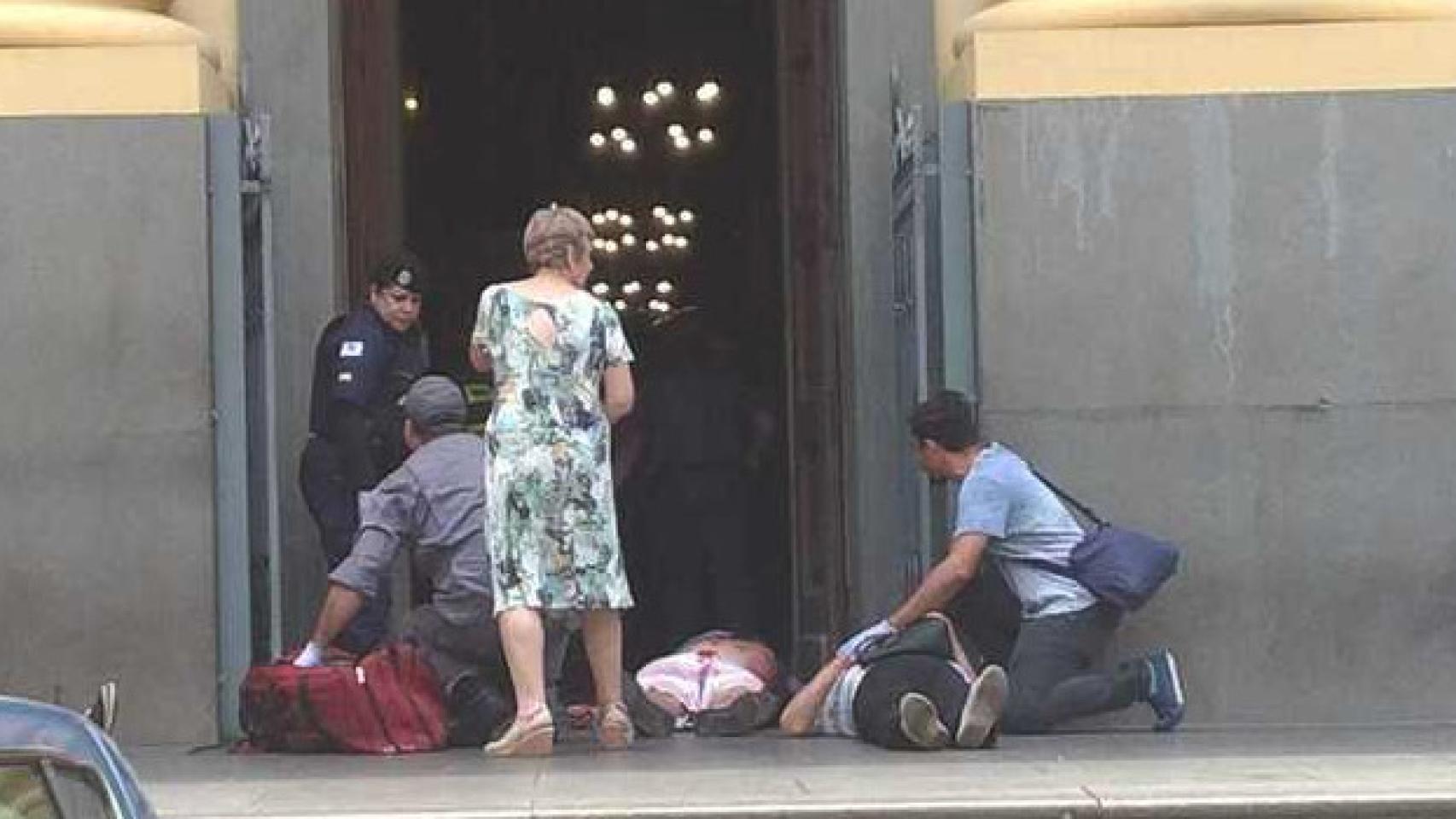 Imagen de la catedral de Campinas tras el suceso. Foto: renovamidia