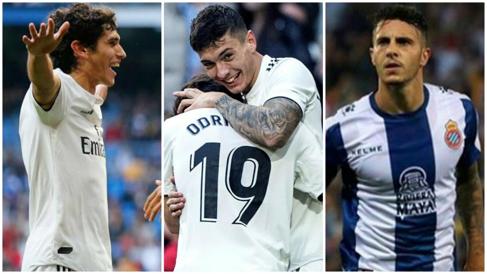 Vallejo, Javi Sánchez y Mario Hermoso