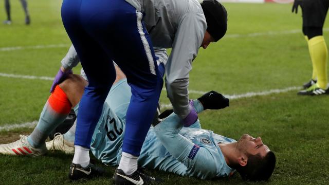 Morata, lesionado contra el MOL Vidi