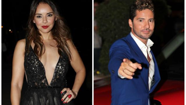 Chenoa y David Bisbal en un montaje JALEOS