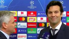 Solari se cansa: se va de una entrevista al preguntarle por Keylor Navas