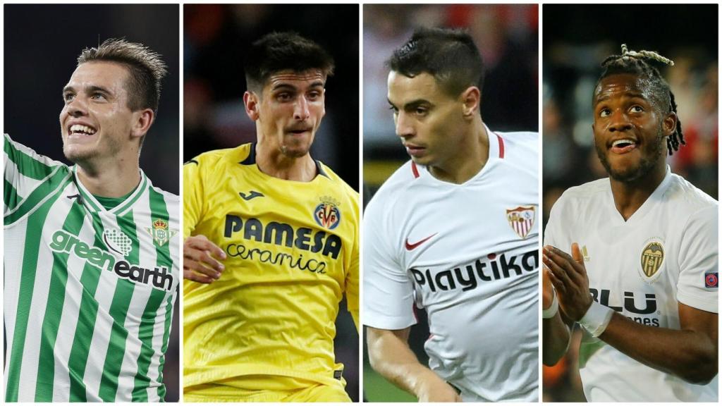 Ben Yedder, Gerrard Moreno, Batshuayi y Lo Celso