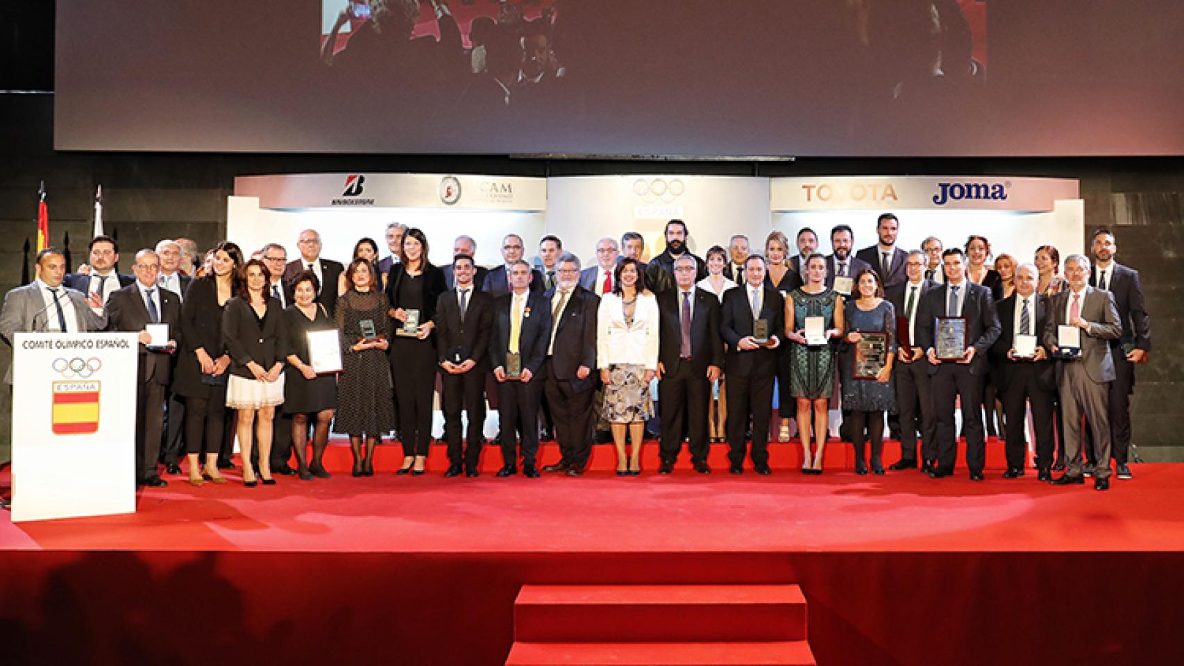 El COE reunió a las estrellas deportivas en su Gala Anual