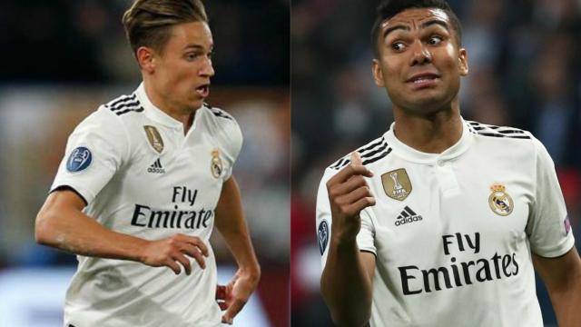 Marcos Llorente y Casemiro