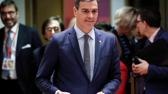 Sánchez, durante la cumbre de la UE en Bruselas