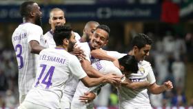 Los jugadores del Al Ain celebran el pase a las semifinales del Mundial de Clubes
