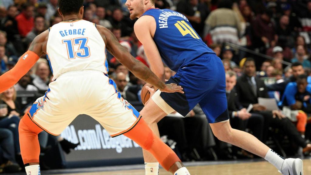 Juancho Hernangómez frente a Oklahoma City Thunder