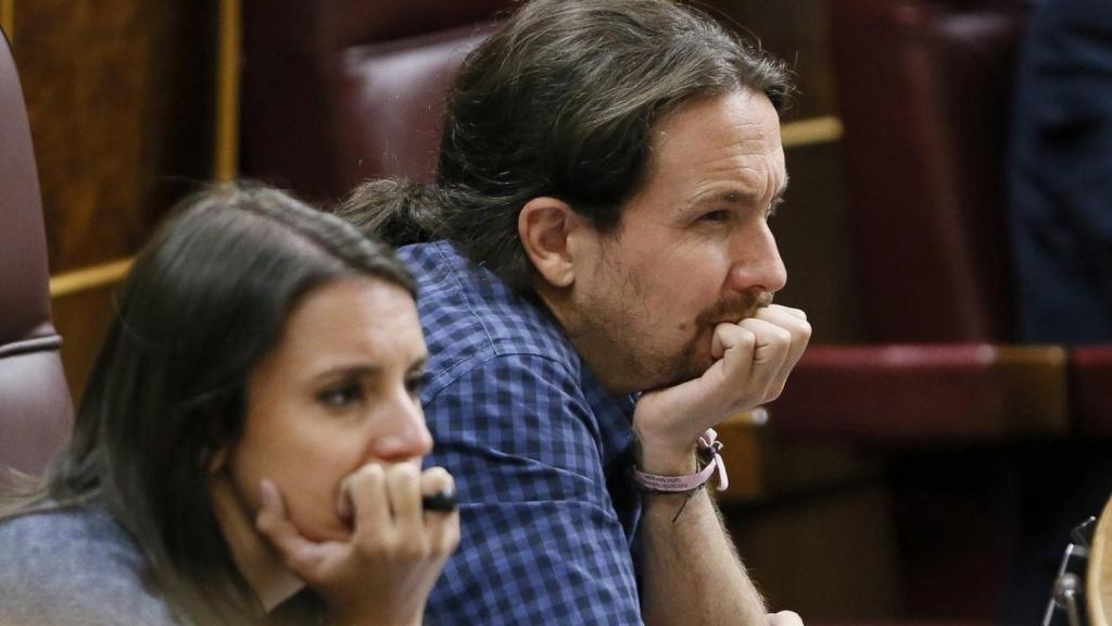 Irene+montero+pablo+iglesias+efe