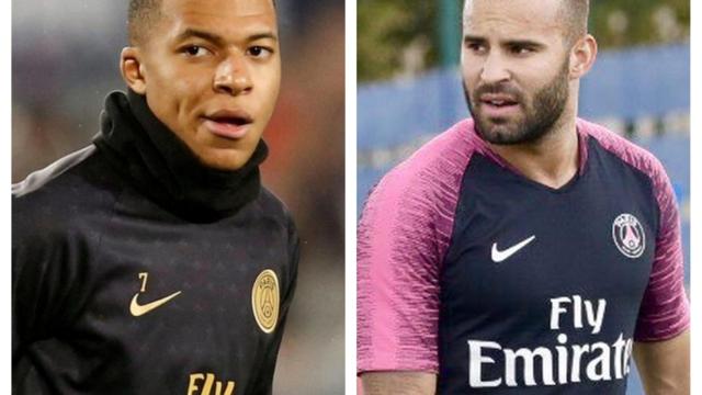 Jesé Rodríguez y Kylian Mbappe