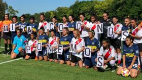 Las futbolistas de River y Boca se unen contra el acoso