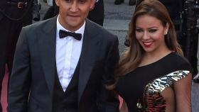 Keylor Navas junto a su mujer Andrea Salas