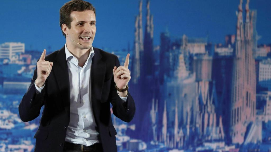 Casado, este sábado en un acto en Extremadura.