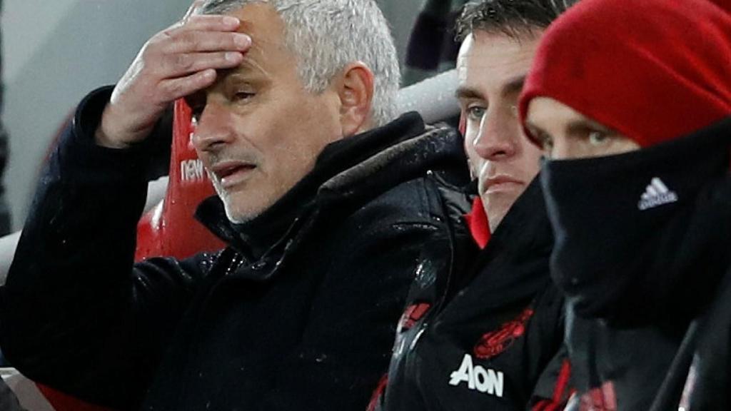 Mourinho, en el partido ante el Liverpool