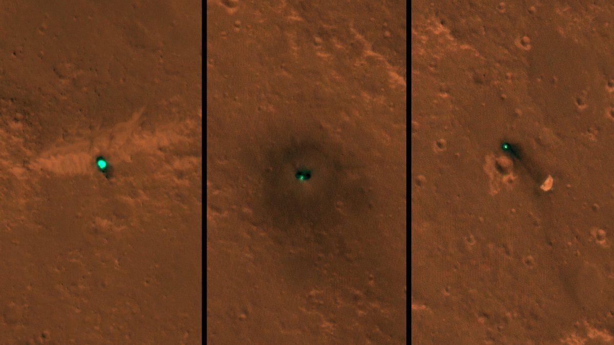 Sonda InSight Marte posición
