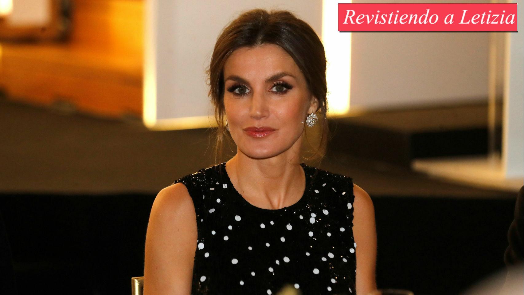 La reina Letizia en su último acto público.