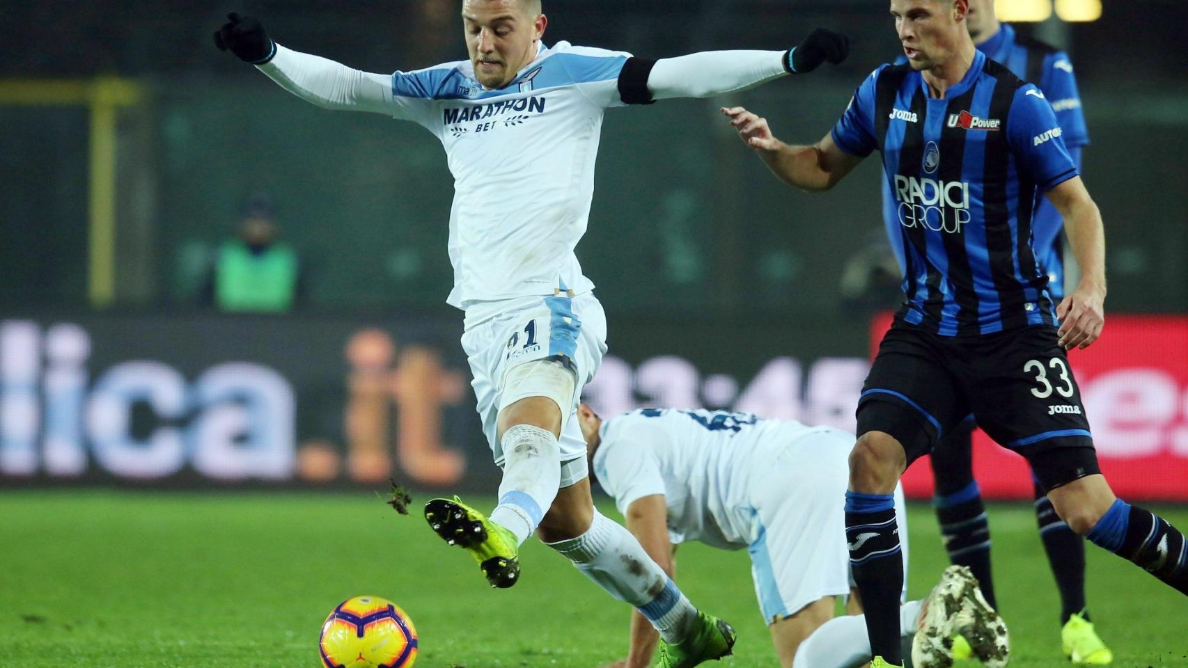 Milinkovic-Savic en un partido frente al Atalanta