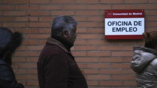 Una oficina de empleo, en Madrid.