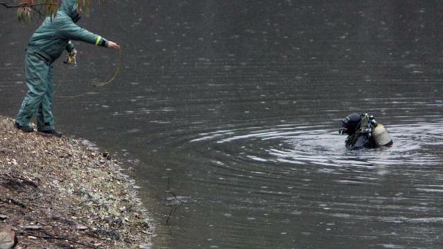 Pantano de Campofrío, donde se busca a la profesora Laura.