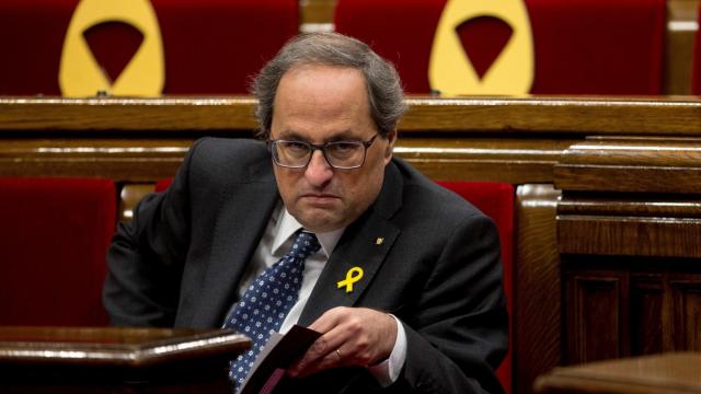 Quim Torra, presidente de la Generalitat de Cataluña.