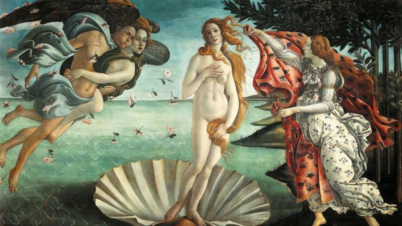 El cuadro 'El nacimiento de Venus', de Botticelli.