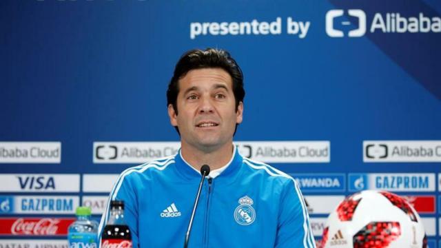 Solari, en rueda de prensa del Mundial de Clubes