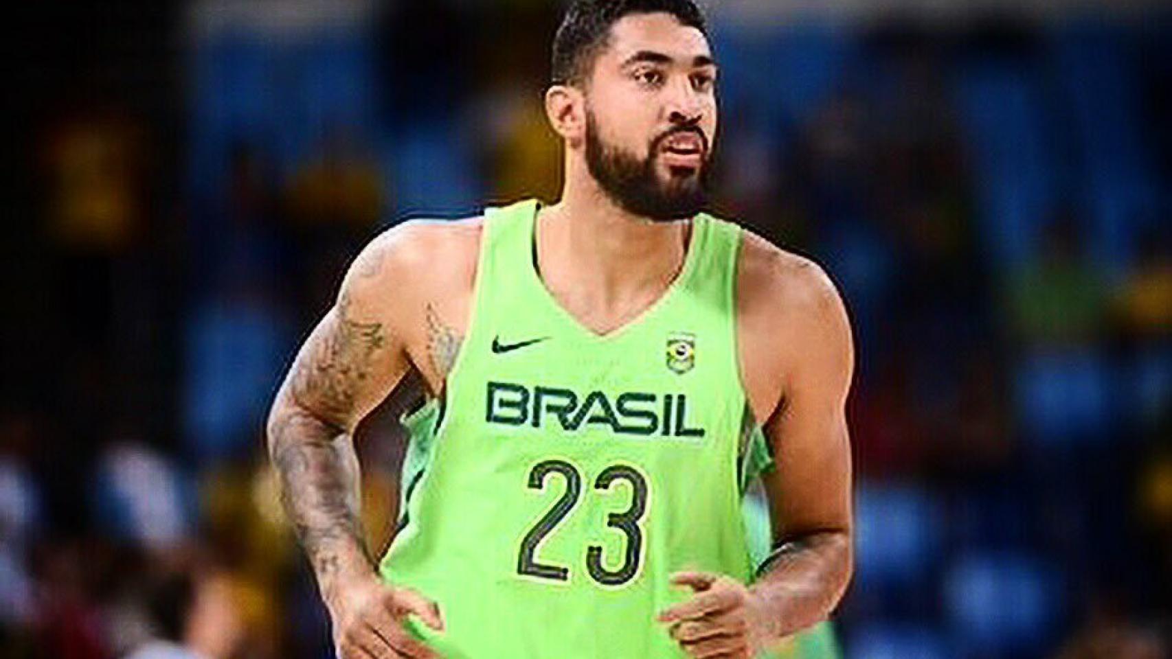 Augusto Lima, con la camiseta de la selección brasileña. Foto: Twitter (AugustoLima7)