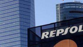 Logo de Repsol.